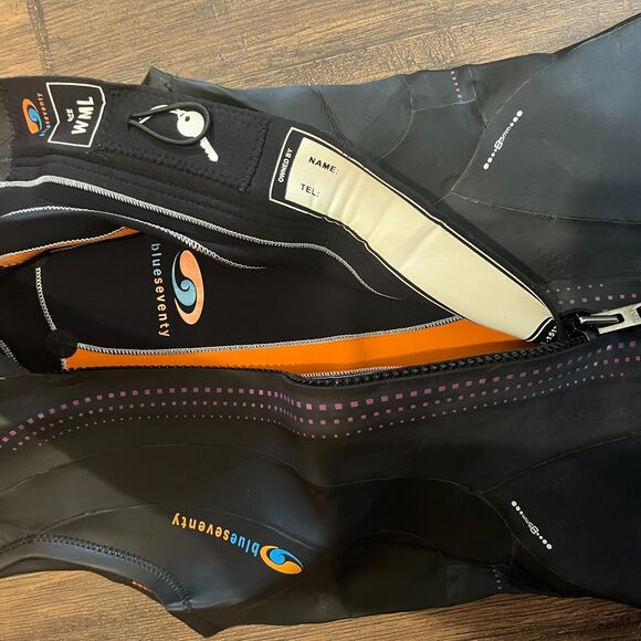 Blueseventy Reaction Womens Sleeveless Wetsuit Size WML Black Diving SwimwearTri - Picture 3 of 8